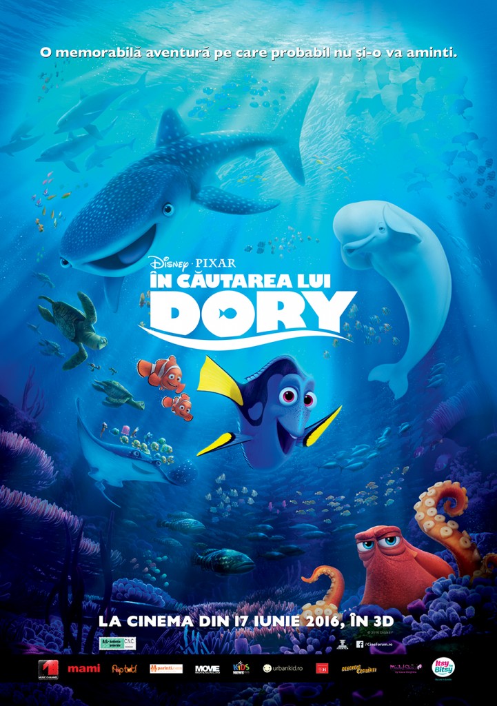 În căutarea lui Dory - o animație Pixar pentru toate vârstele