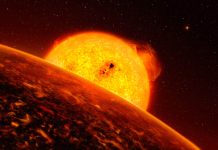 A fost analizată, pentru prima oară, atmosfera unei exoplanete formate din roci