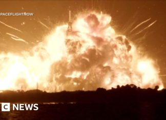 Racheta New Glenn de la Blue Origin explodează în timpul unui test în Florida 0 (0)